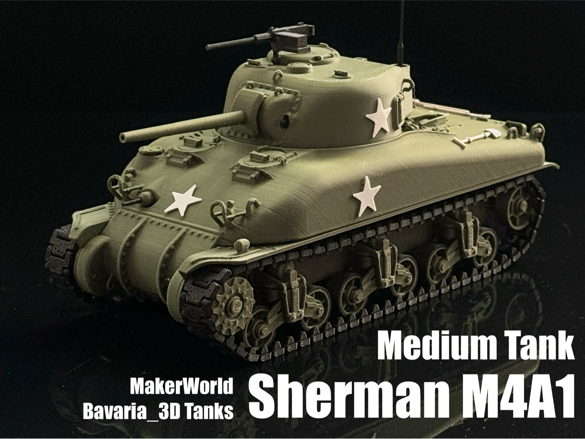 Sherman M4A1 Medium Tank United States Army 1/35