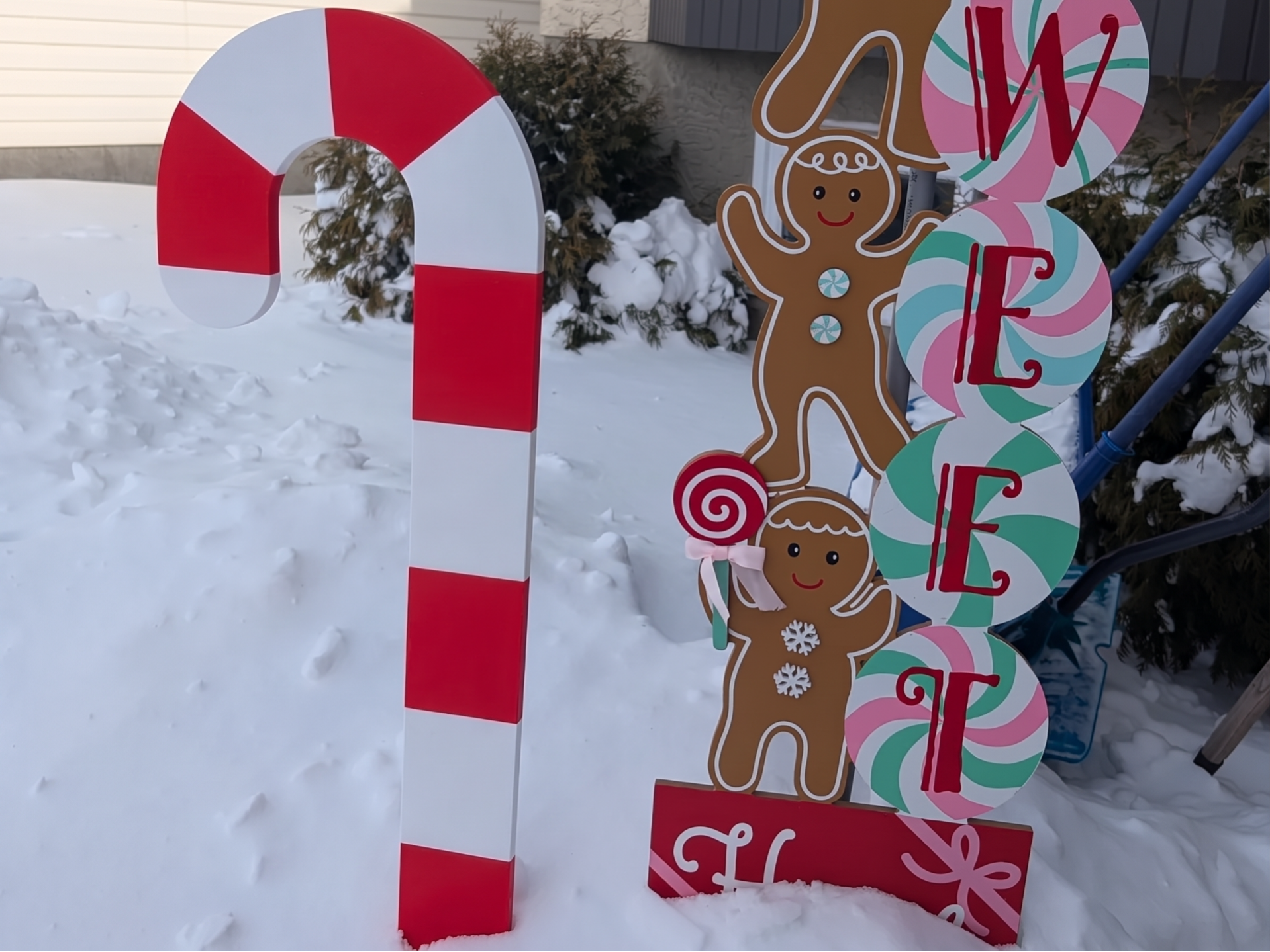 3 Foot Candy Cane Lawn Ornament