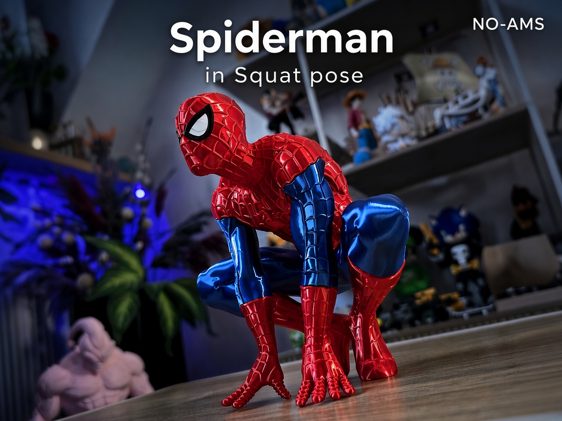 Spiderman Squat Pose - NO-AMS/AMS