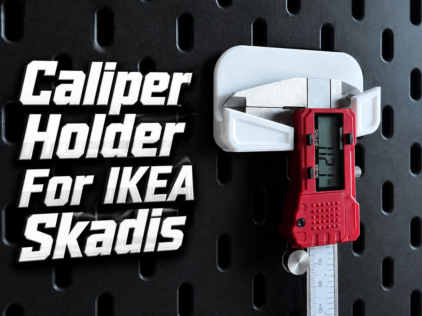 Caliper Holder For IKEA Skadis