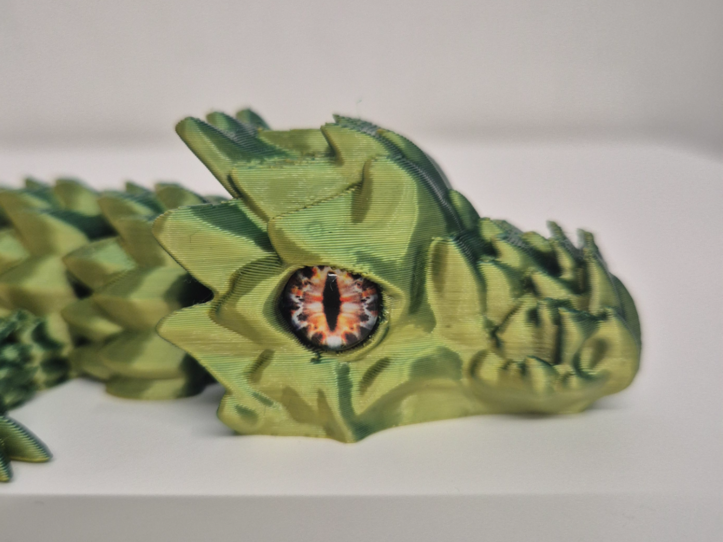 Articulated Dragon with Resin/Glass eye inserts