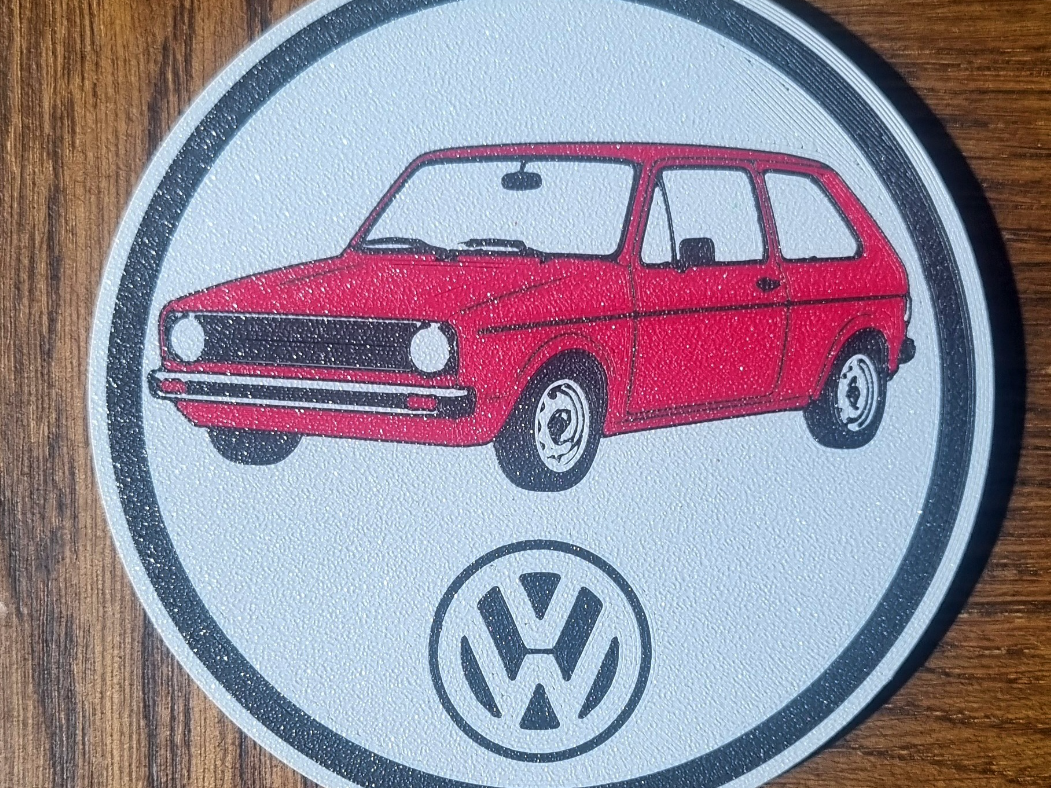 VW Mk1 Golf Coaster
