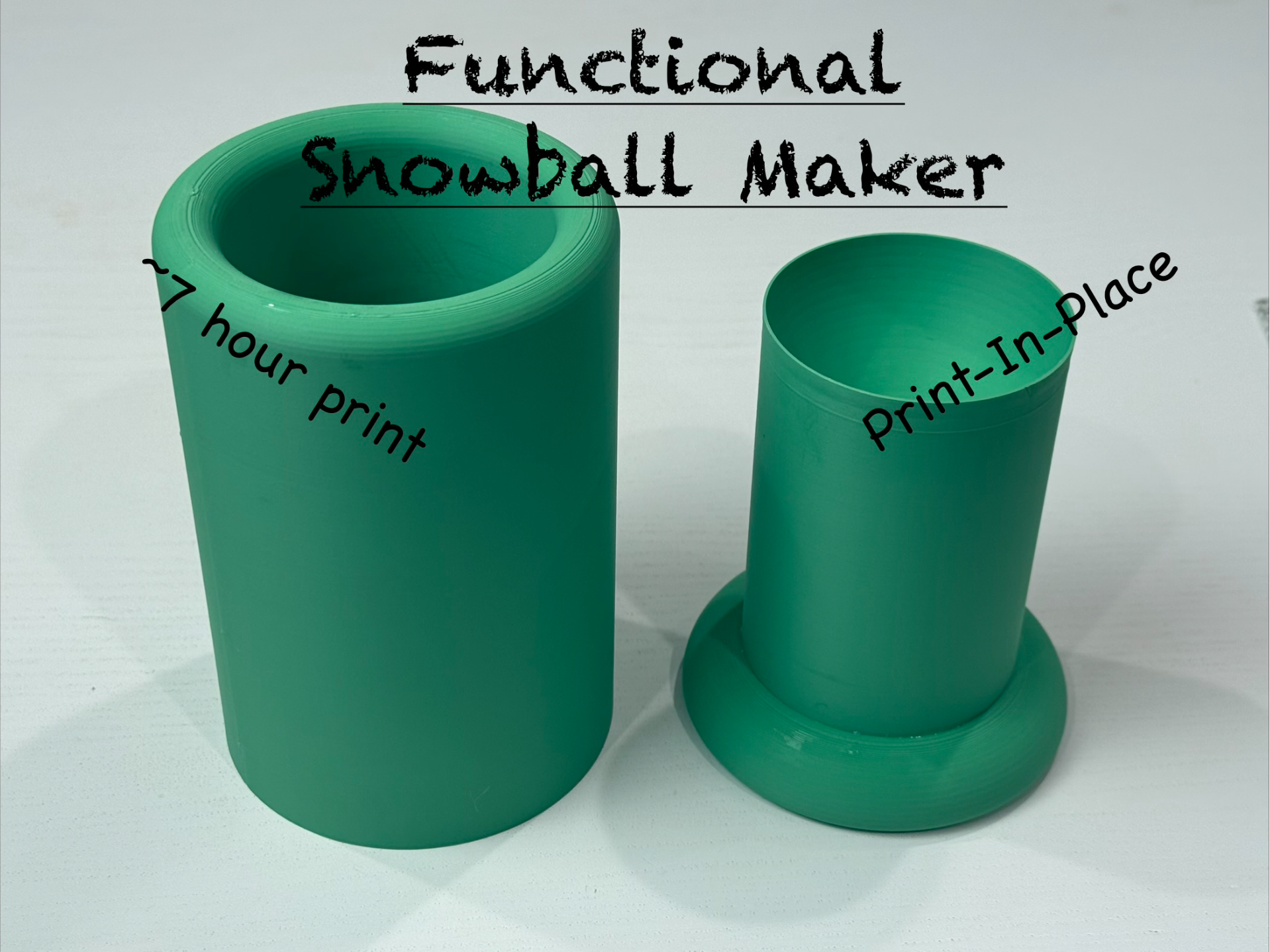 Functional Snowball Maker