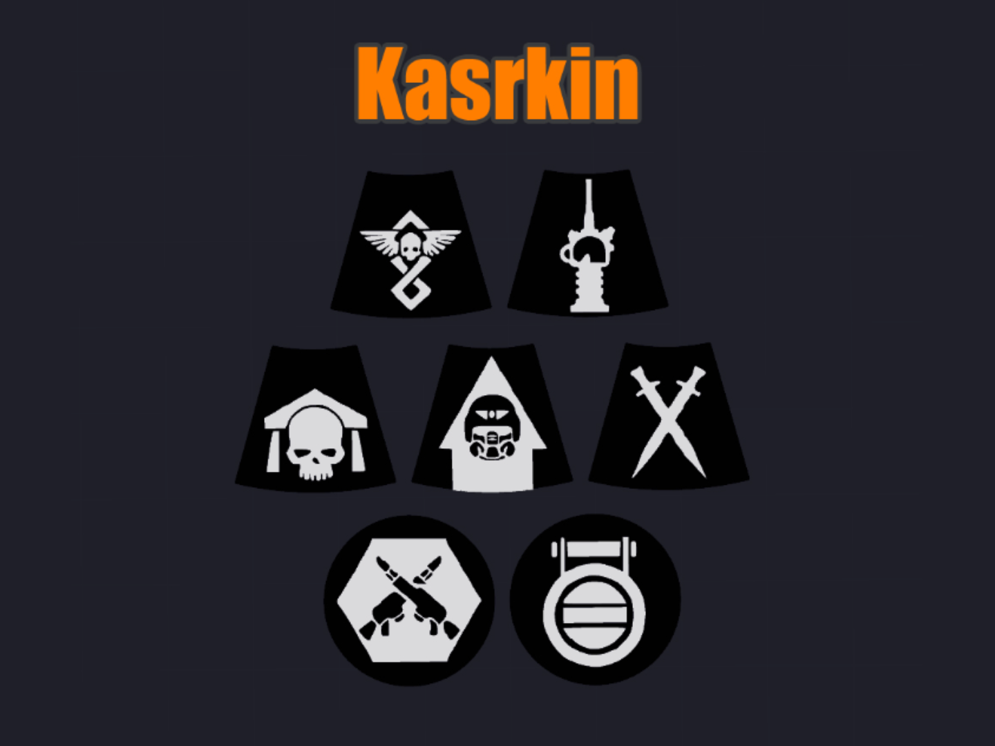 Kasrkin Tokens - Kill Team 2024