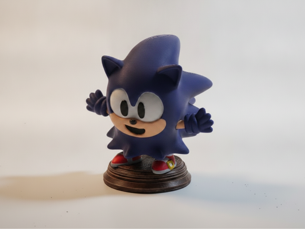 Sonic As A Cute Ghost Chibi & Cute Model