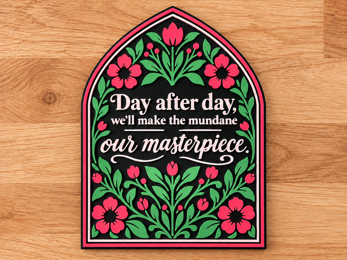 Romantasy Floral Sign