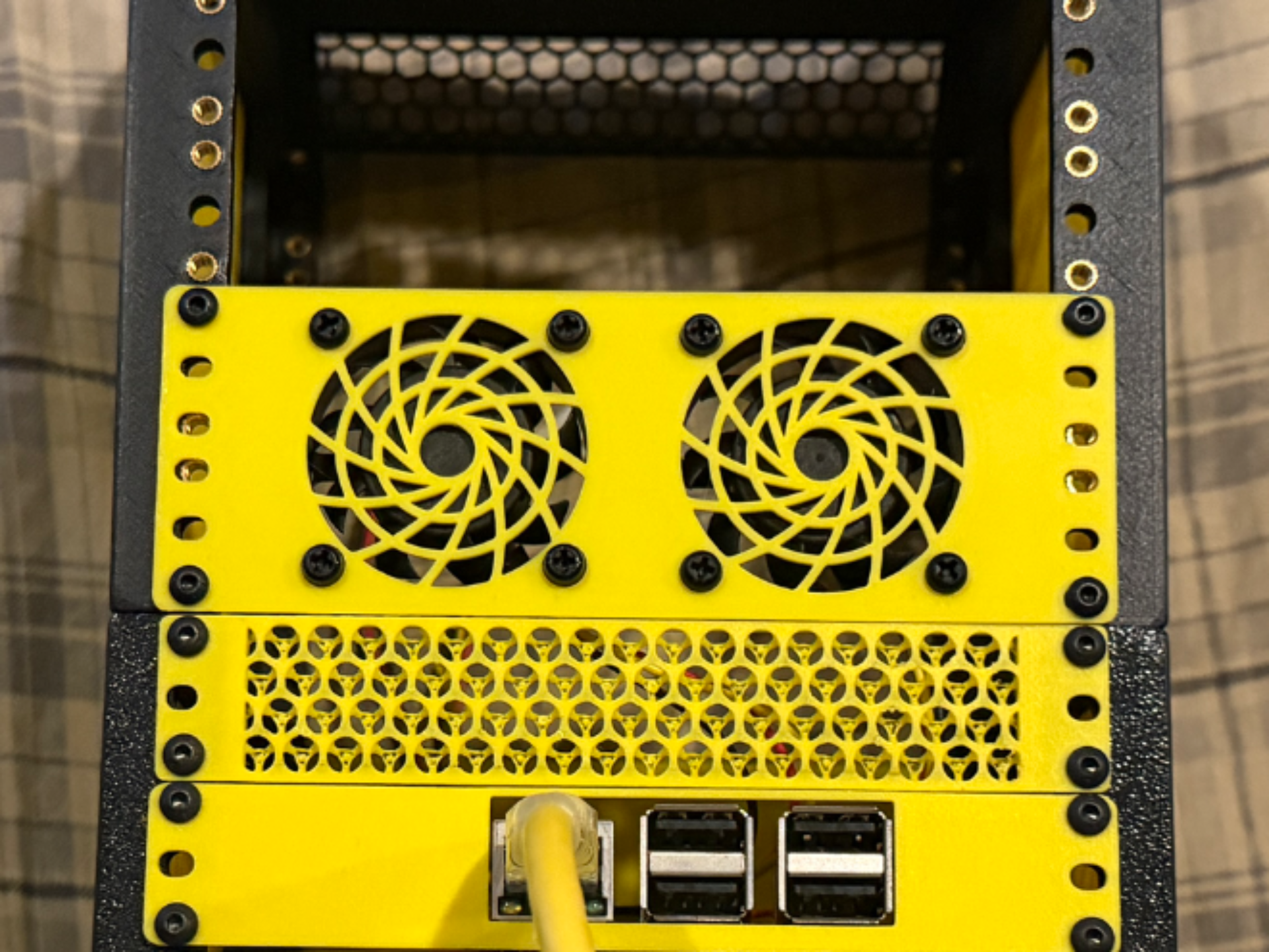 Mini Lab Rax Dual 40mm Fan Mount