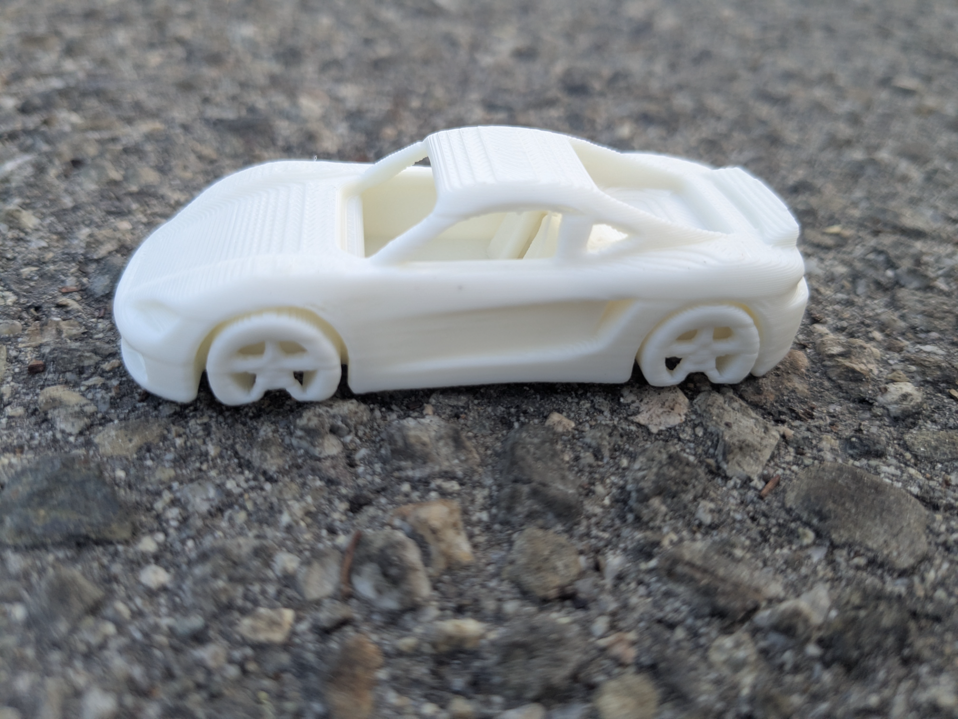 small simple display car