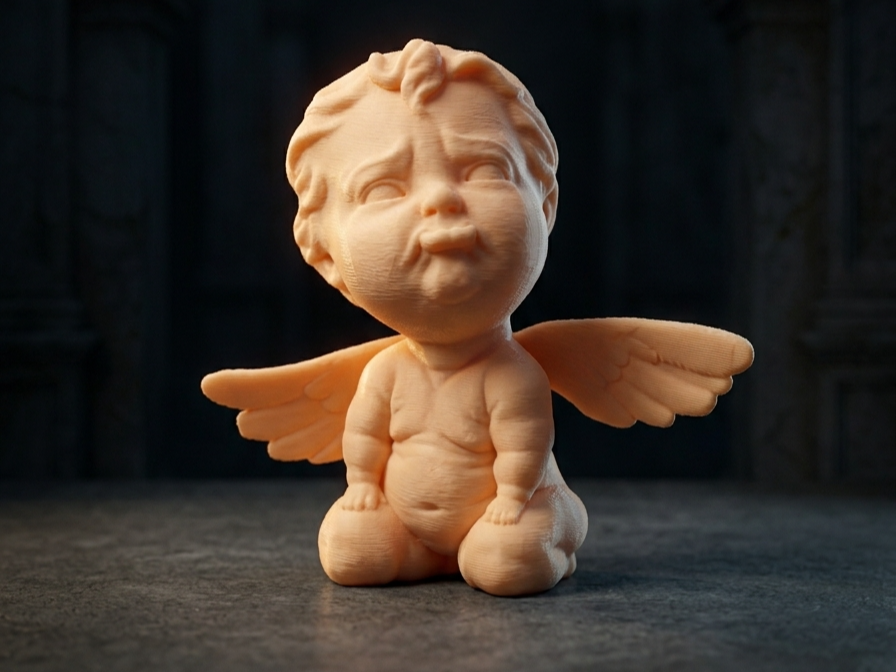 Sulking Cupid Figurine - Cupid on Strike