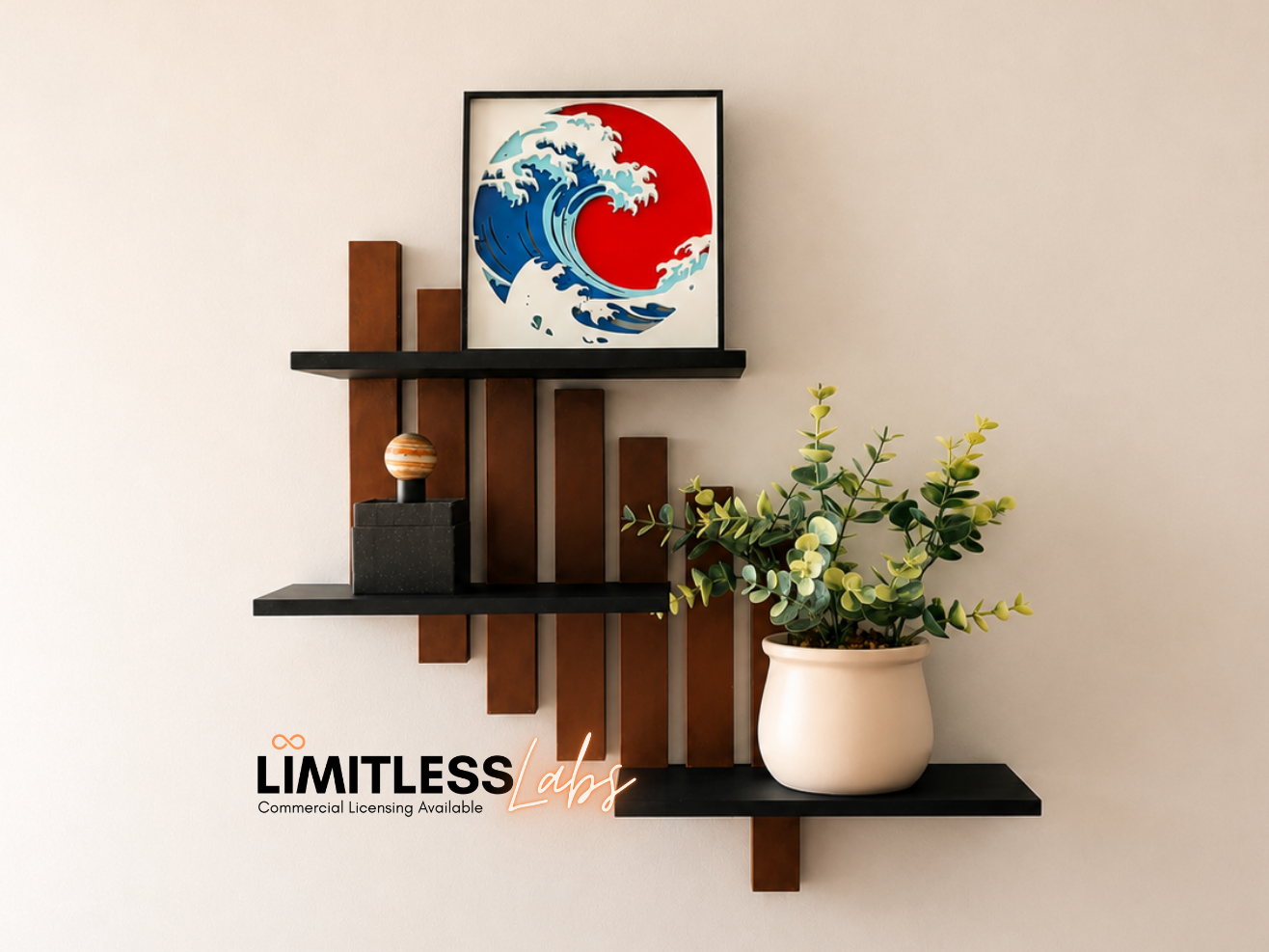 Cascade Slat Wall Shelf