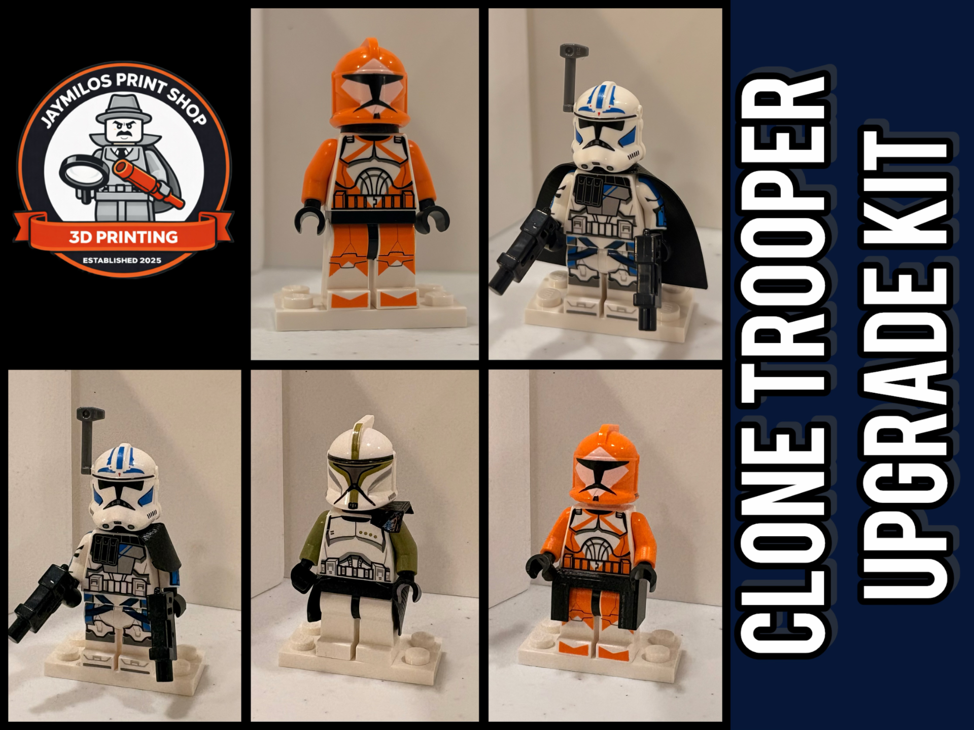 Clone minifigure upgrade pack 