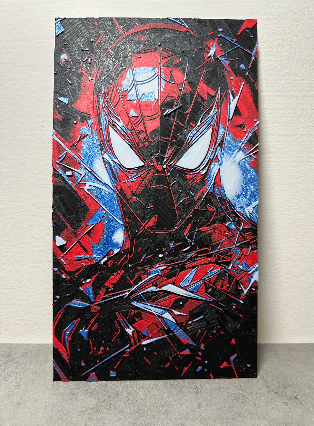 Spiderman hueforge painted final