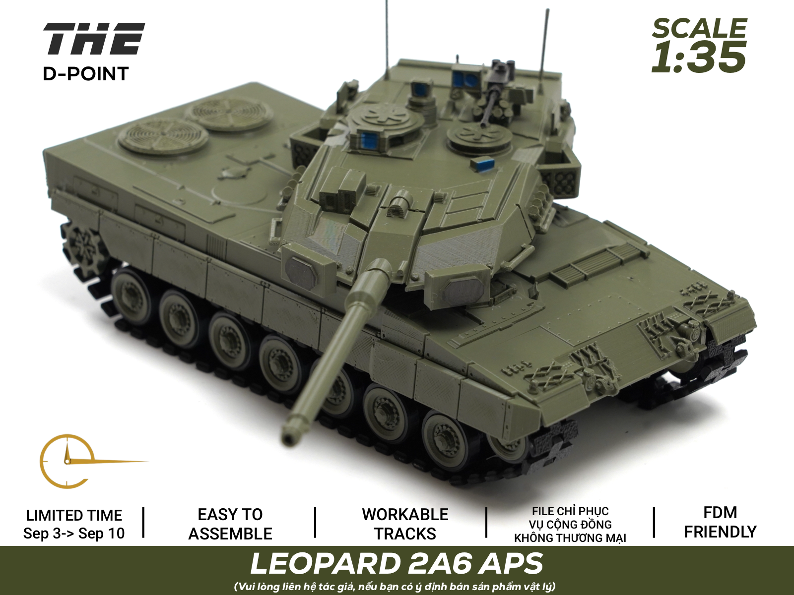 Leopard 2A6 APS | 1:35 Scale | Limited Time