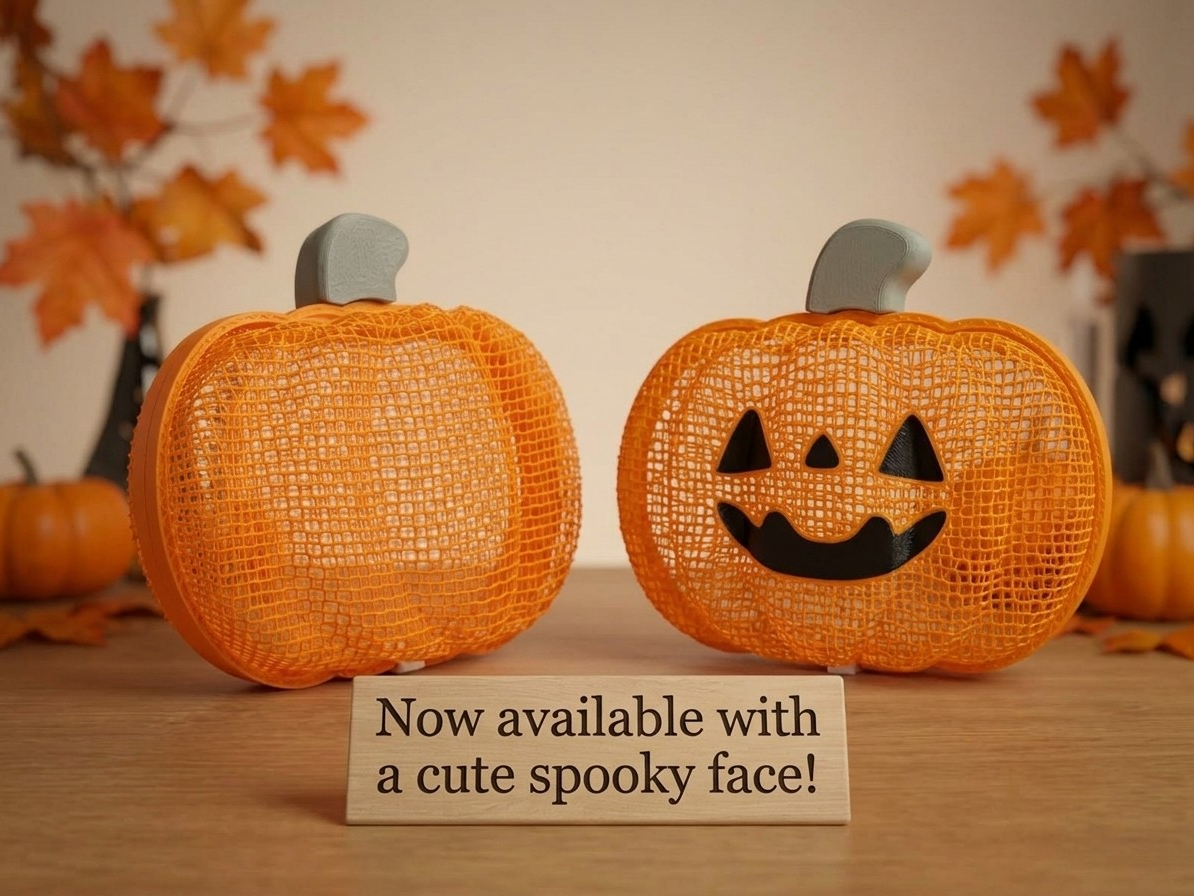 Thermoformed Pumpkin  | Halloween Candy Holder 