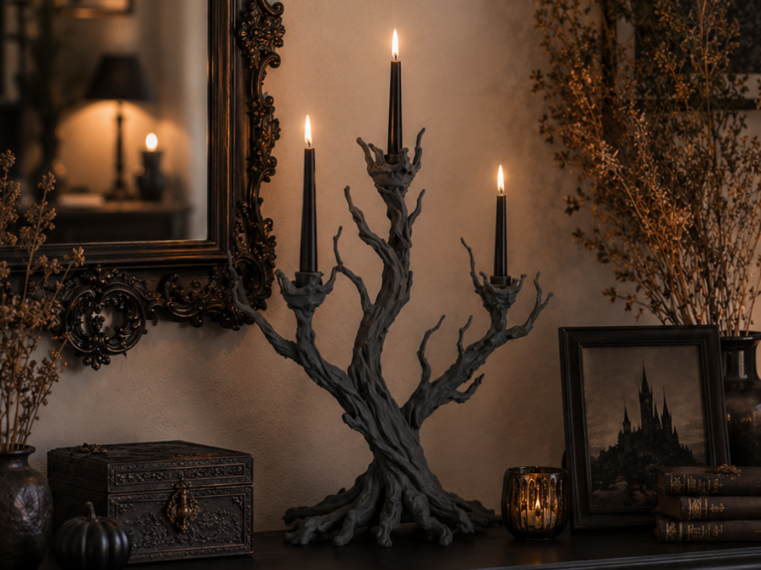 Gothic Tree Candelabra –Dark Fantasy Candle Holder