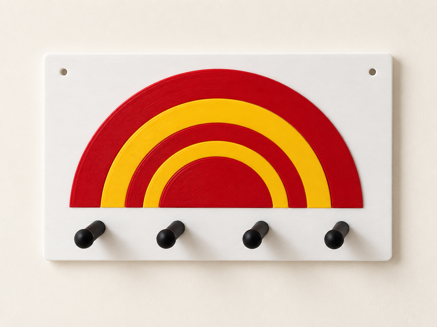 Rainbow Key Holder – Entryway Wall Hook