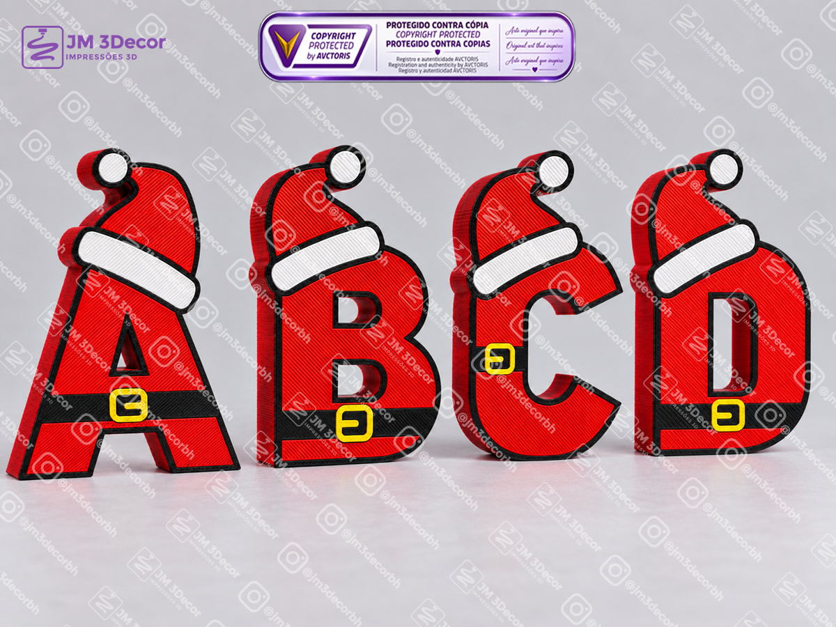Christmas Alphabet | Santa Letter Decor
