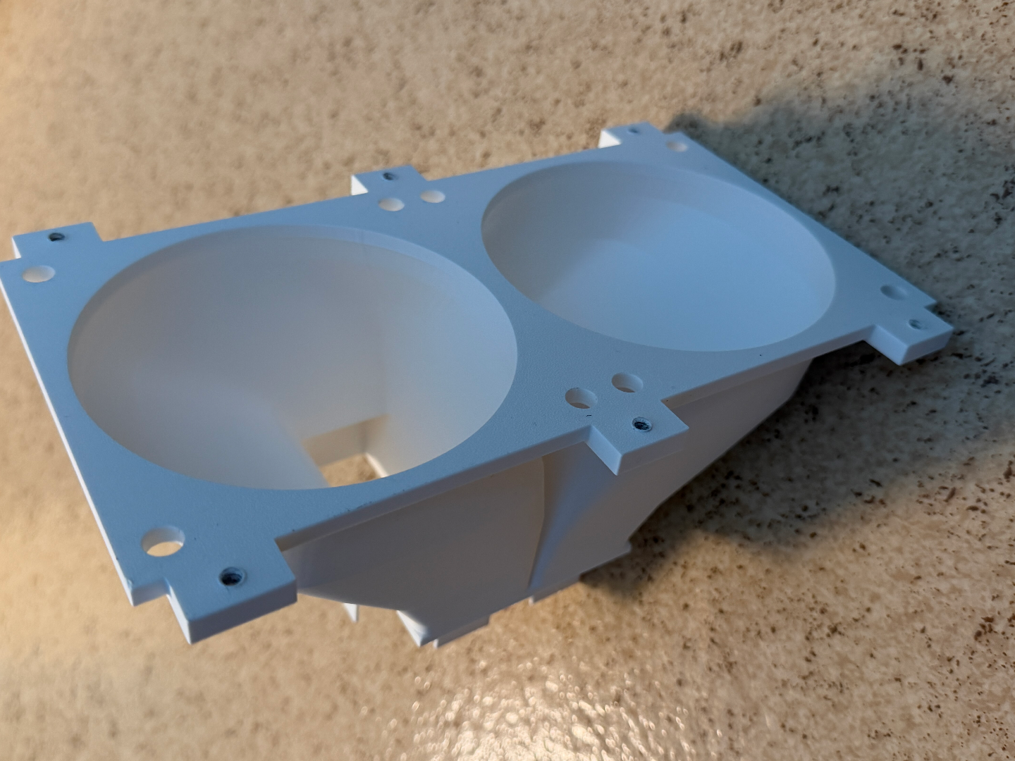 Dual Nvidia CMP 170HX fan shroud dual 120mm fans