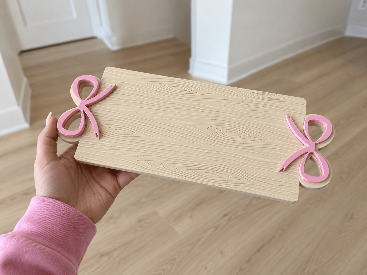 Cute Bow Serving Display Board Decor