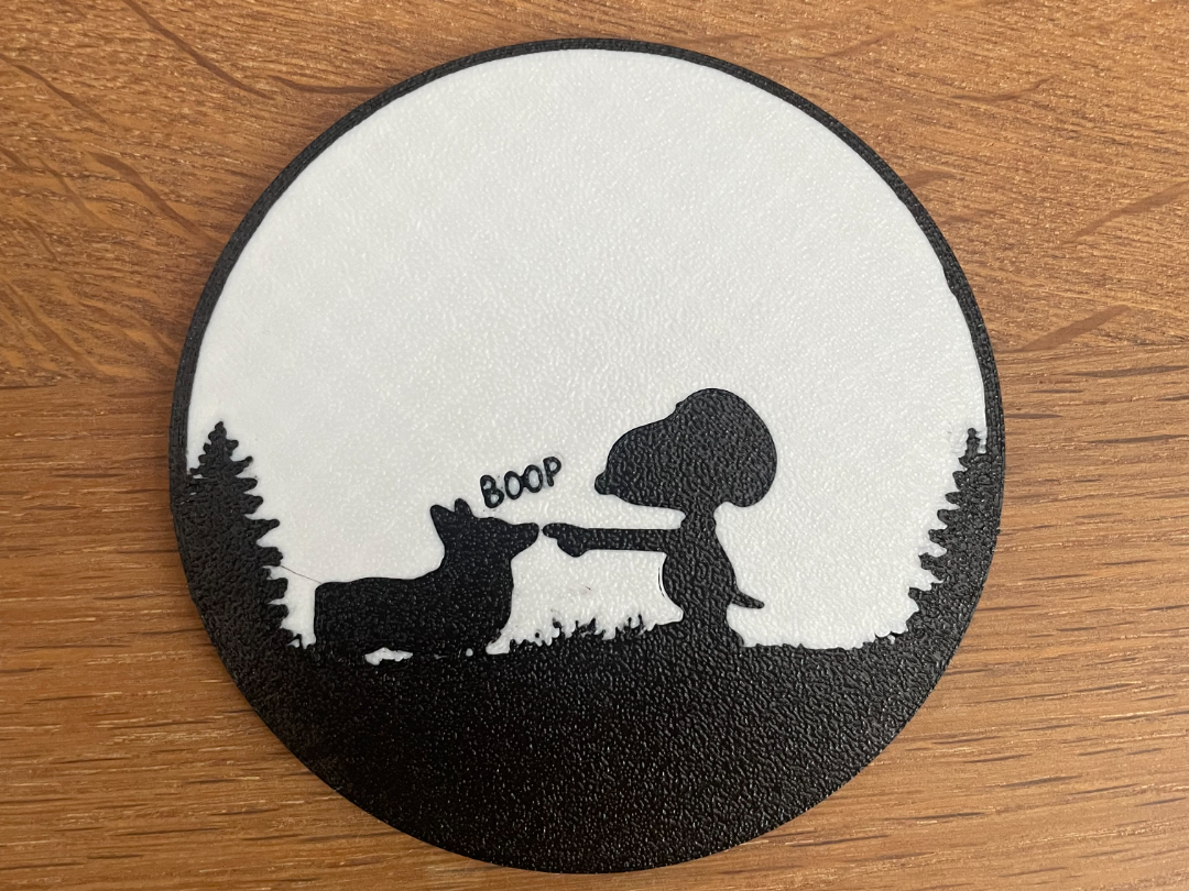Corgi Boop Coaster Vol 9 / Snoopy / 2 color