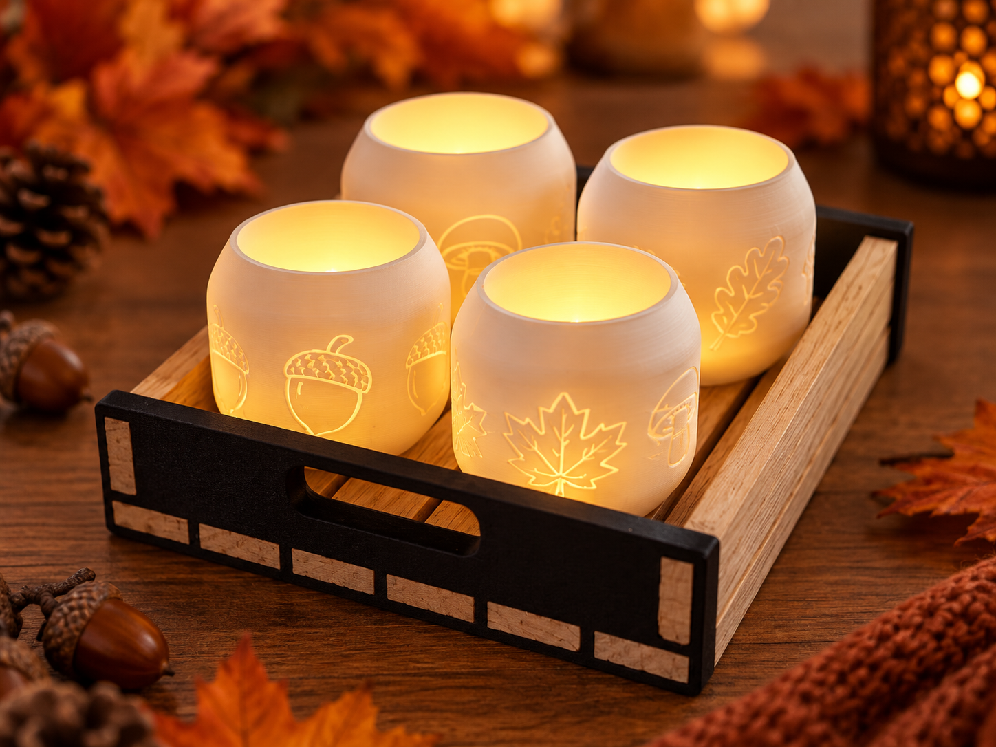 Teelichter | LED-Kerzen | Herbst