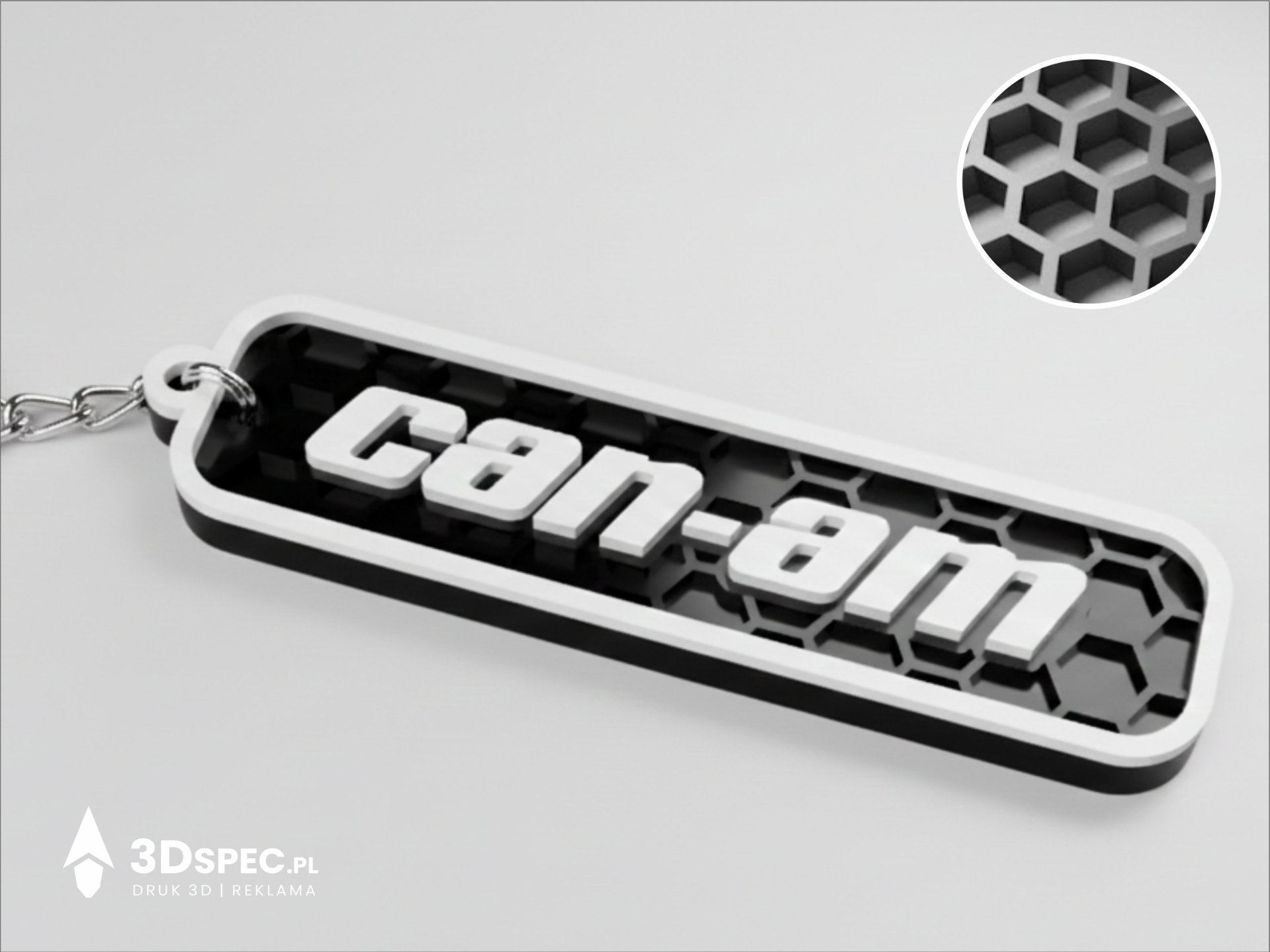 Canam can-am logo keychain