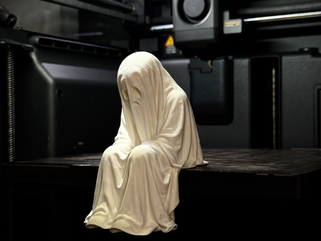 Sad Ghost edge sitter Halloween Figurine! 