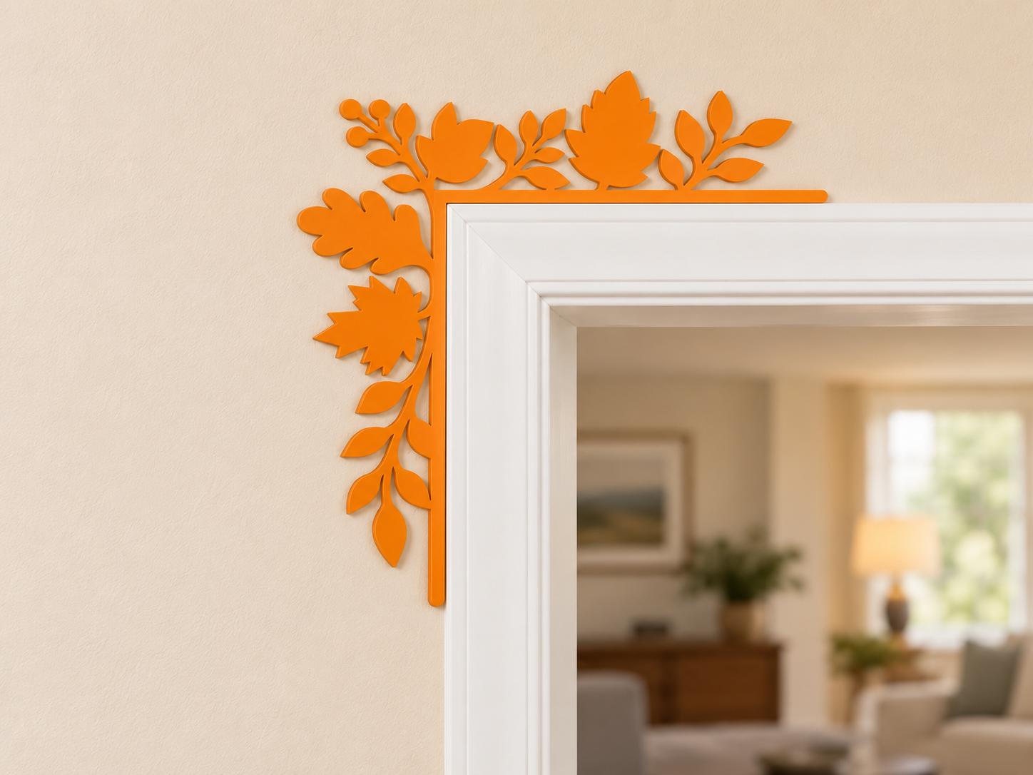 Autumn Leaves Door Corner – Botanical Decor