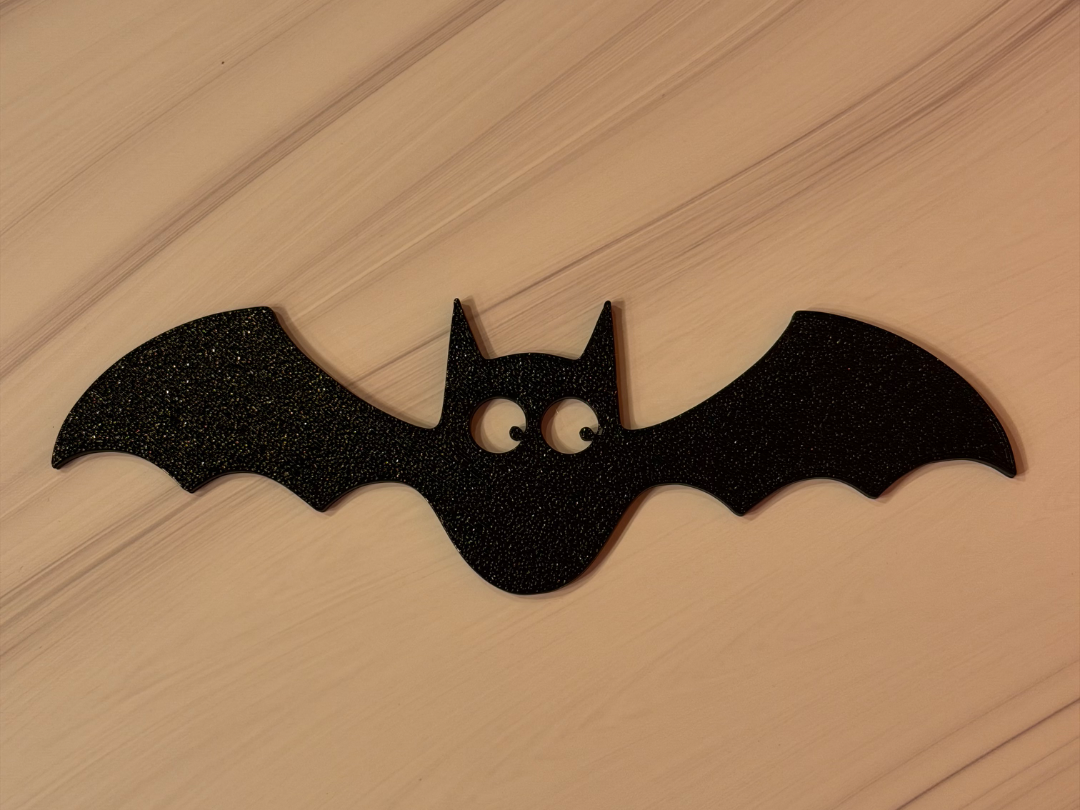 Halloween Fledermaus mit Augen Wand- & Fensterdeko