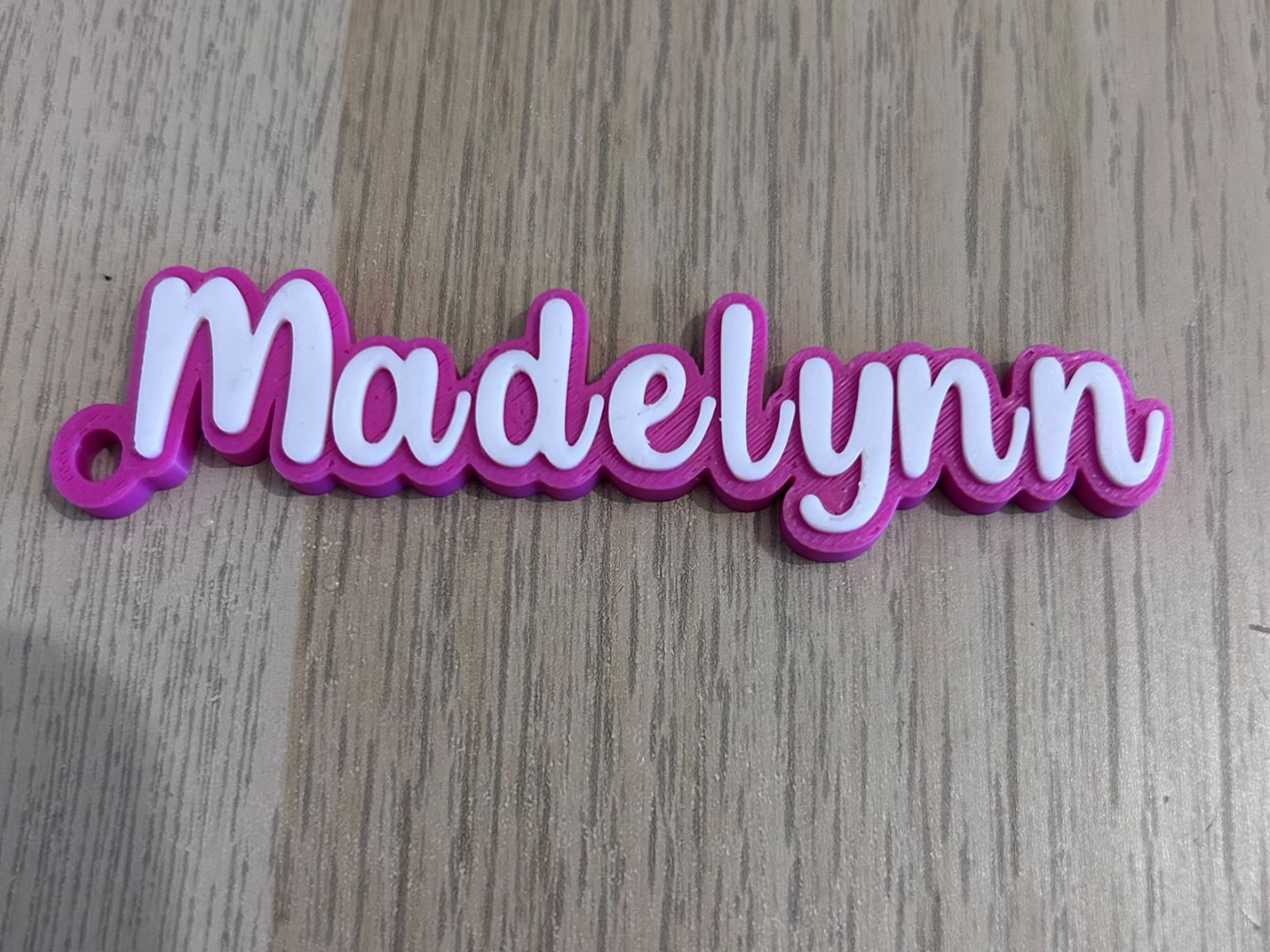 Madelynn name keychain