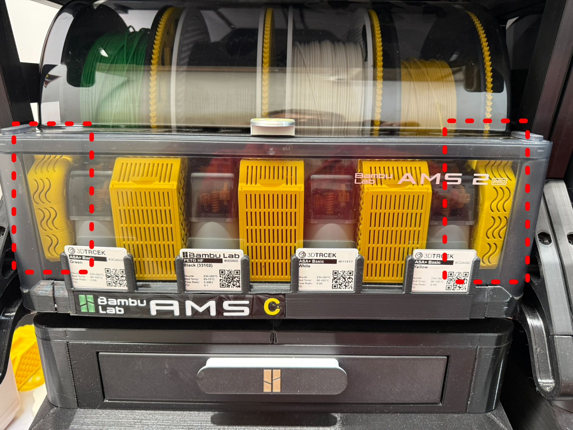 SILICA BOX LEFT /RIGHT SIDE FOR KRAKEN+AMS2pro