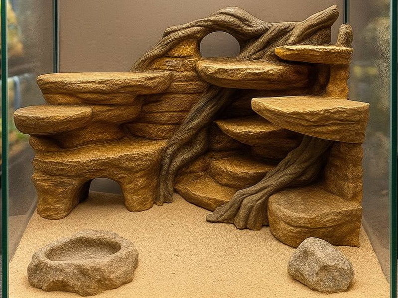 3D - Rückwand (Savannah)