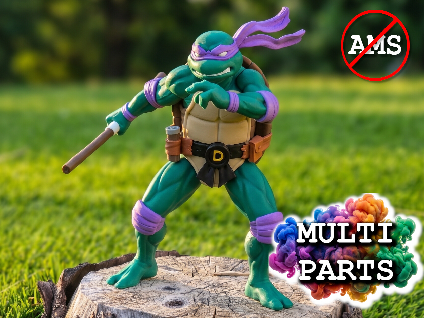 Donatello - TMNT (Modular Print, Ultra-Low Waste)