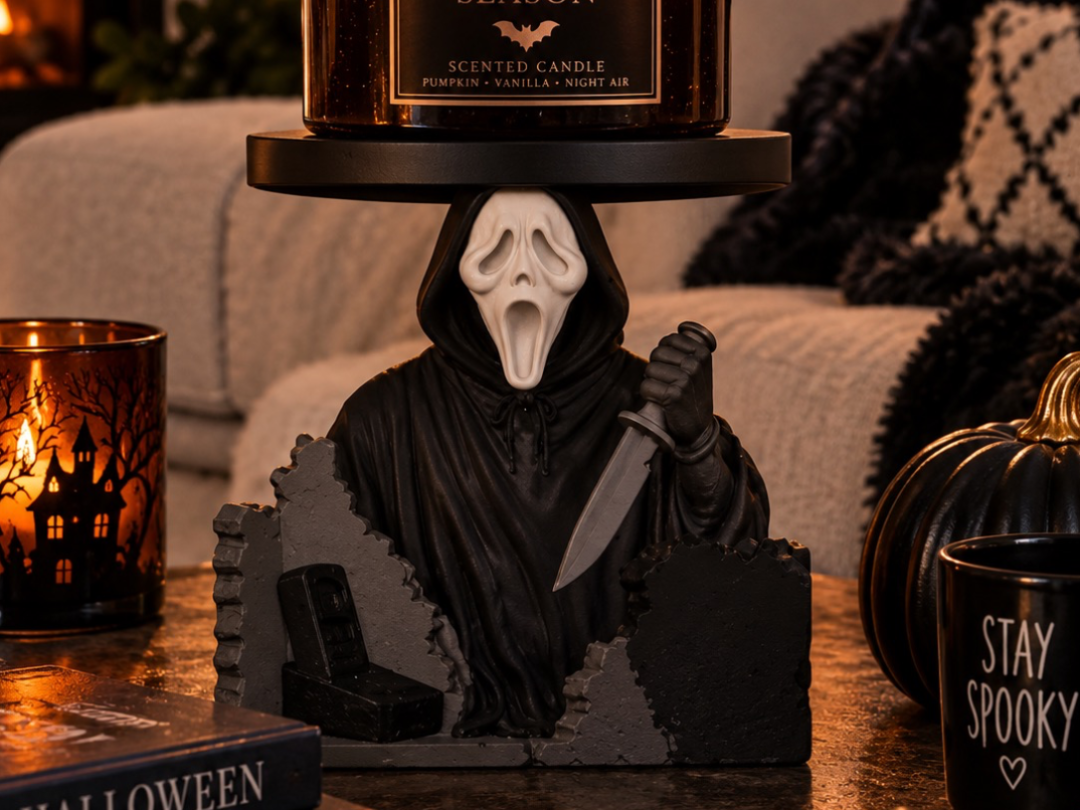Scream Candle Holder
