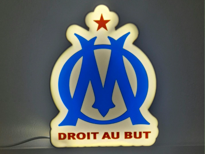 Light Box Logo Olympique de Marseille (OM)