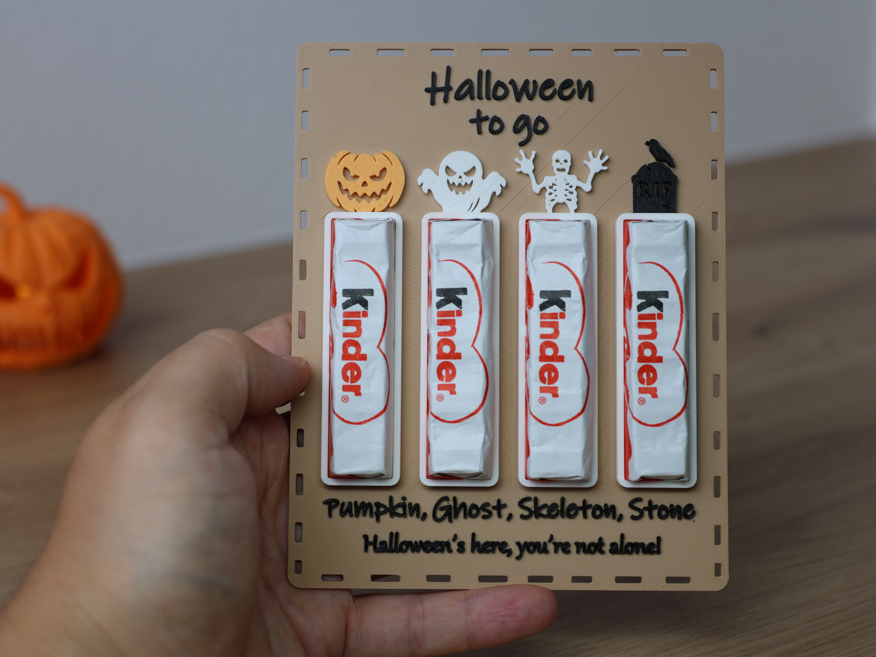 Halloween To Go - Halter für Kinder Schokolade