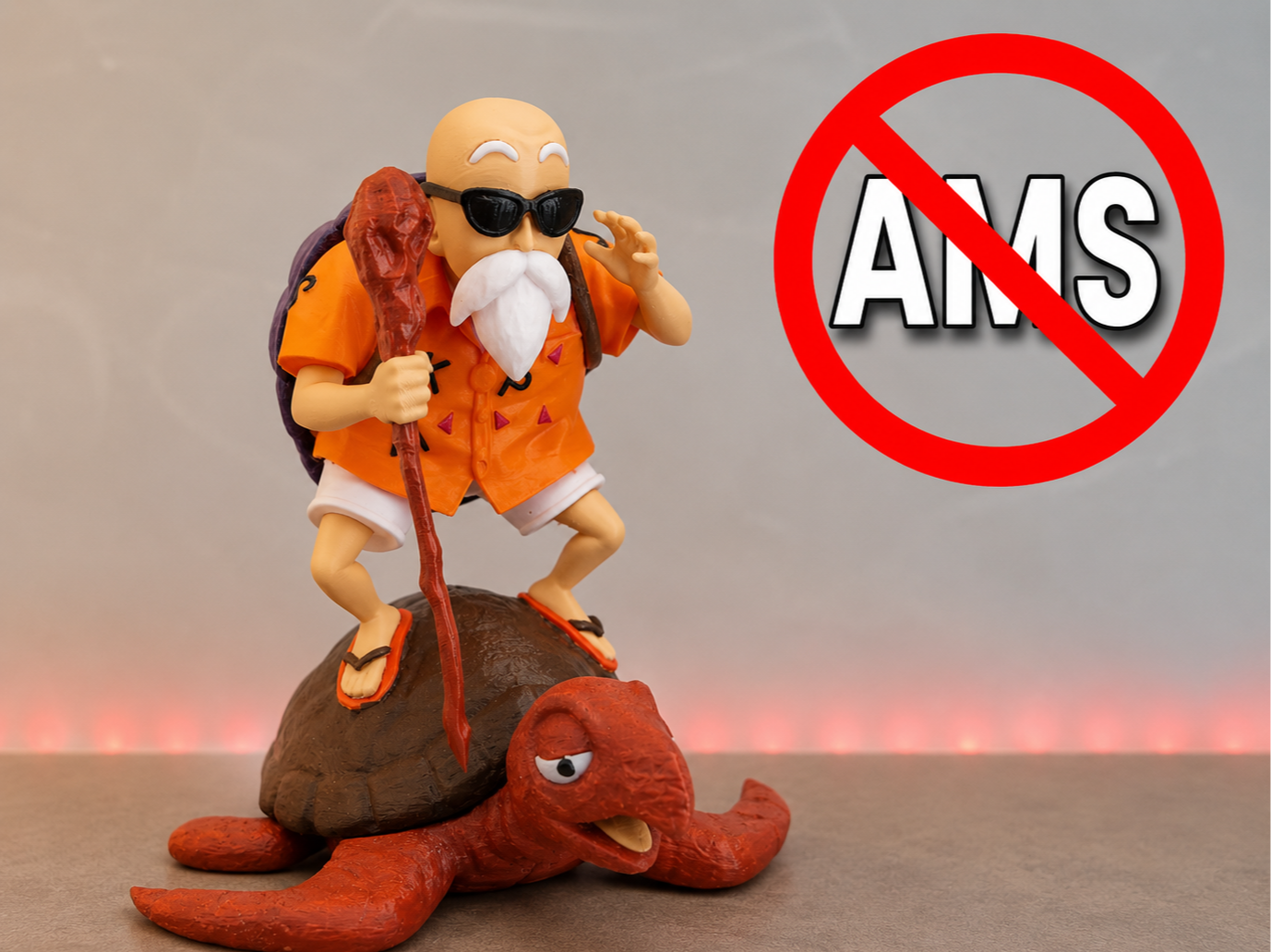 Figura de  Roshi en tortuga – Sin AMS
