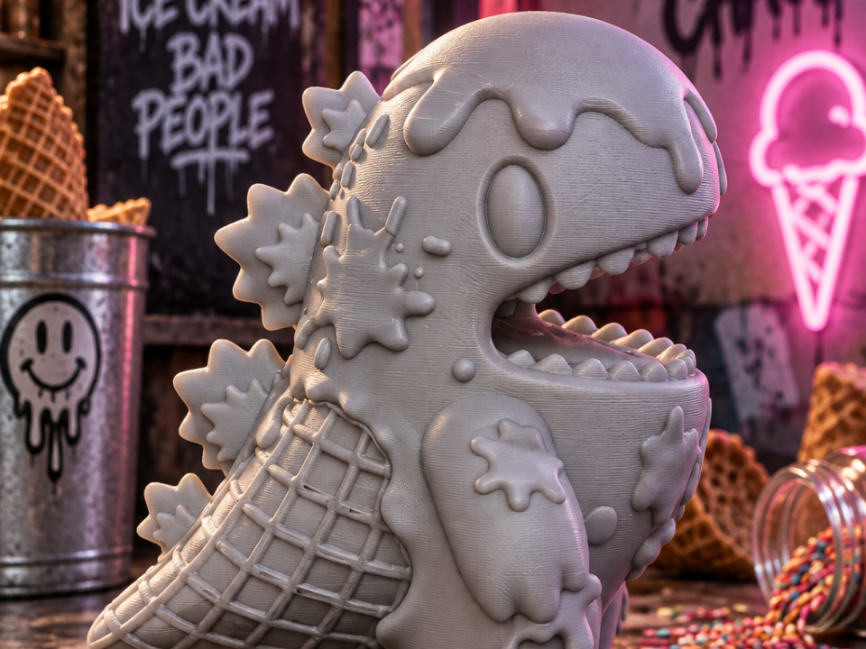 Ice Cream Monster – Art Toy