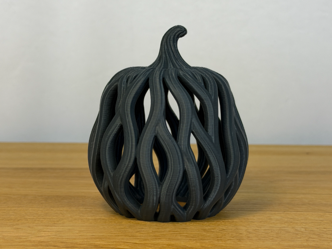 Ribbon Pumpkin Lantern