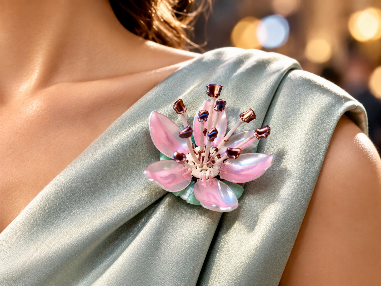 Plum Blossom Brooch of Hope