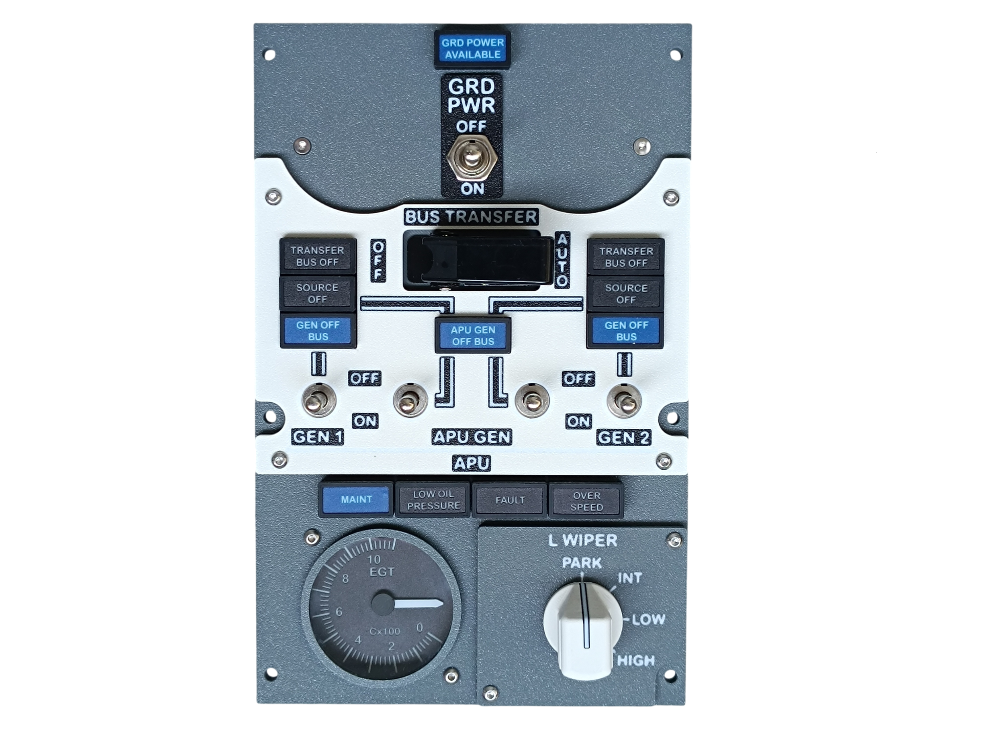 Boeing 737 Overhead - Generator Bus Panel