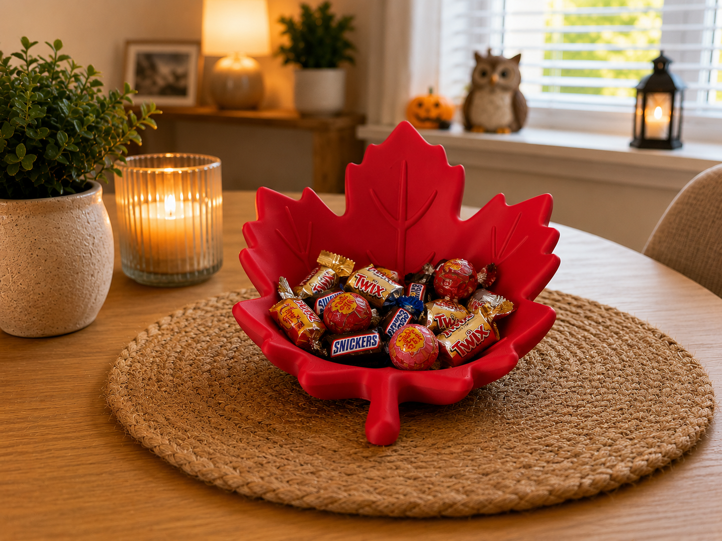 Maple Leaf Bowl : Autumn Candy & Trinket Tray