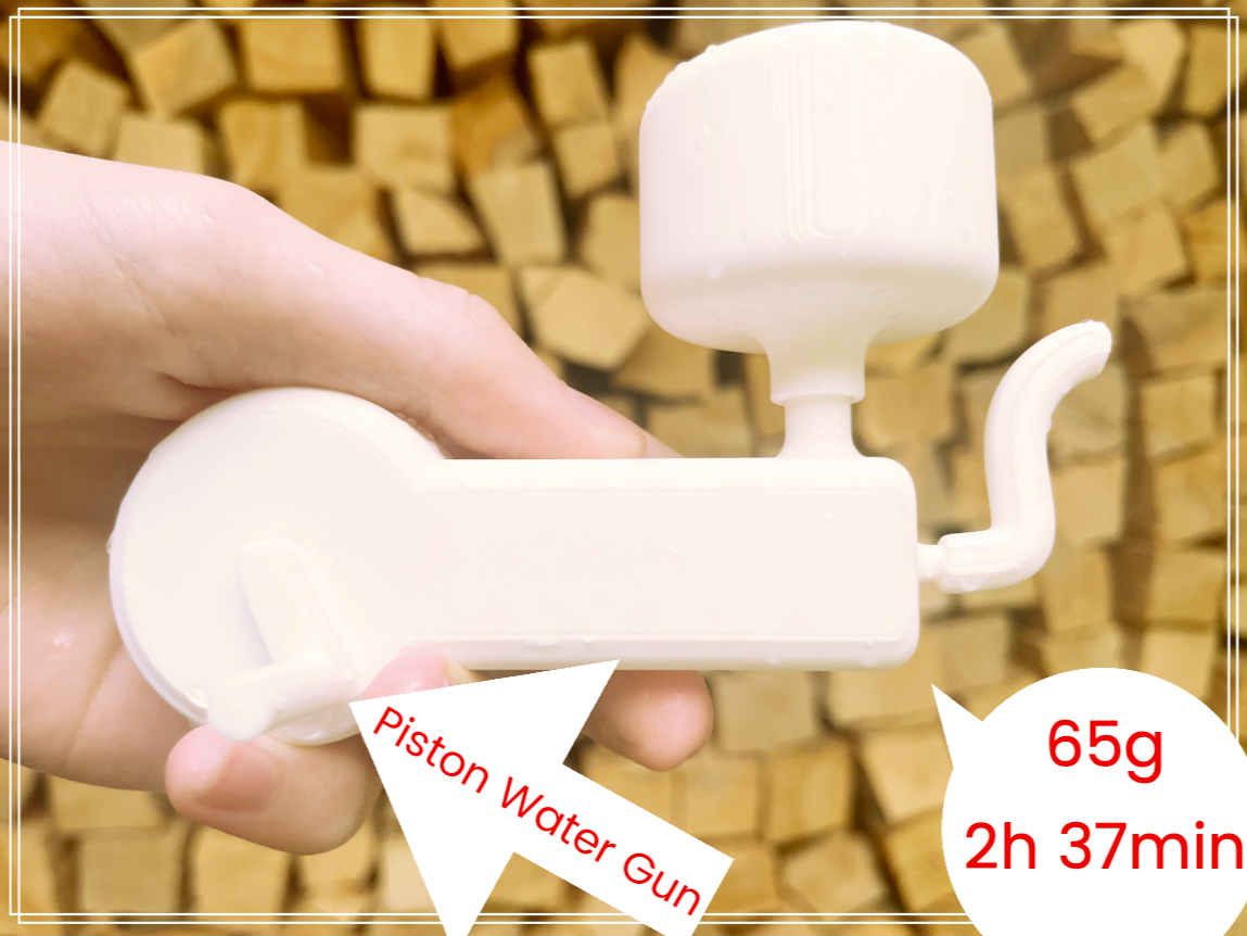 Piston Splash - Working Water Gun