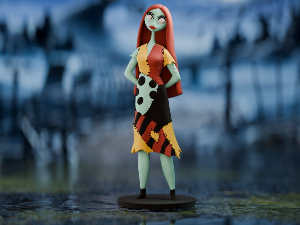 Sally Collectible – Nightmare Before Christmas Art