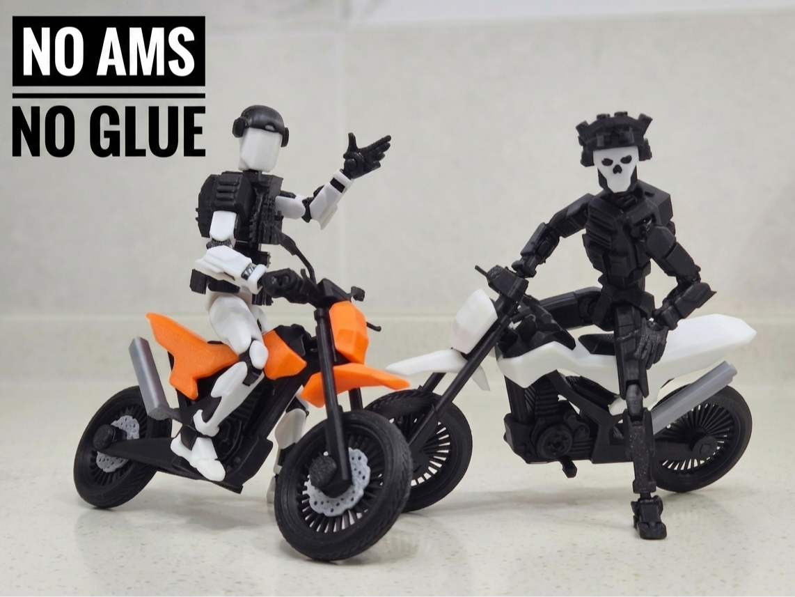 Dummy 13 (1/12) High-Quality Tactical Dirt Bike