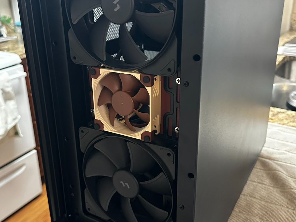 Fractal North - 80mm Fan Adapter - Noctua NF-A8
