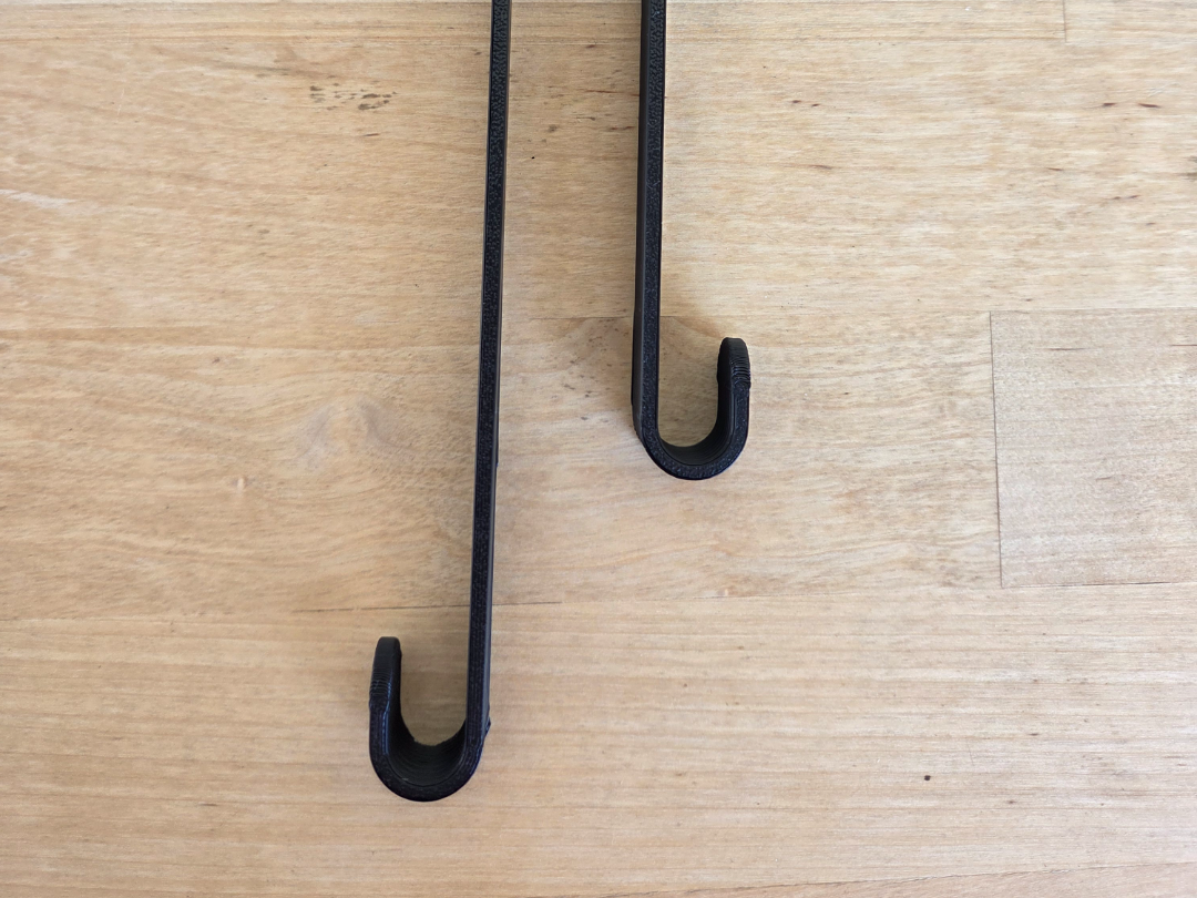 Parametric Double Wall Hook – Customizable