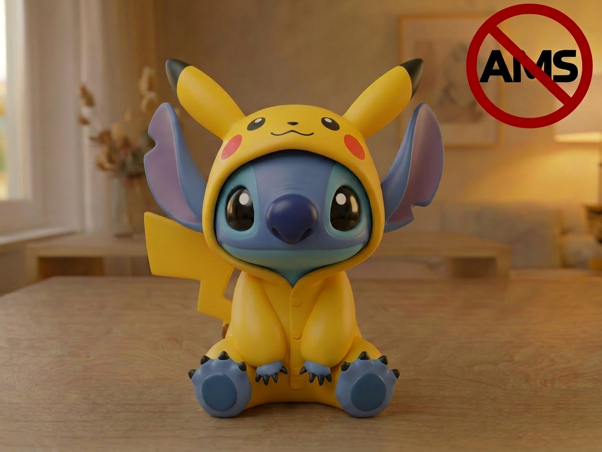 Stitch x Pikachu – Figurine (No AMS)
