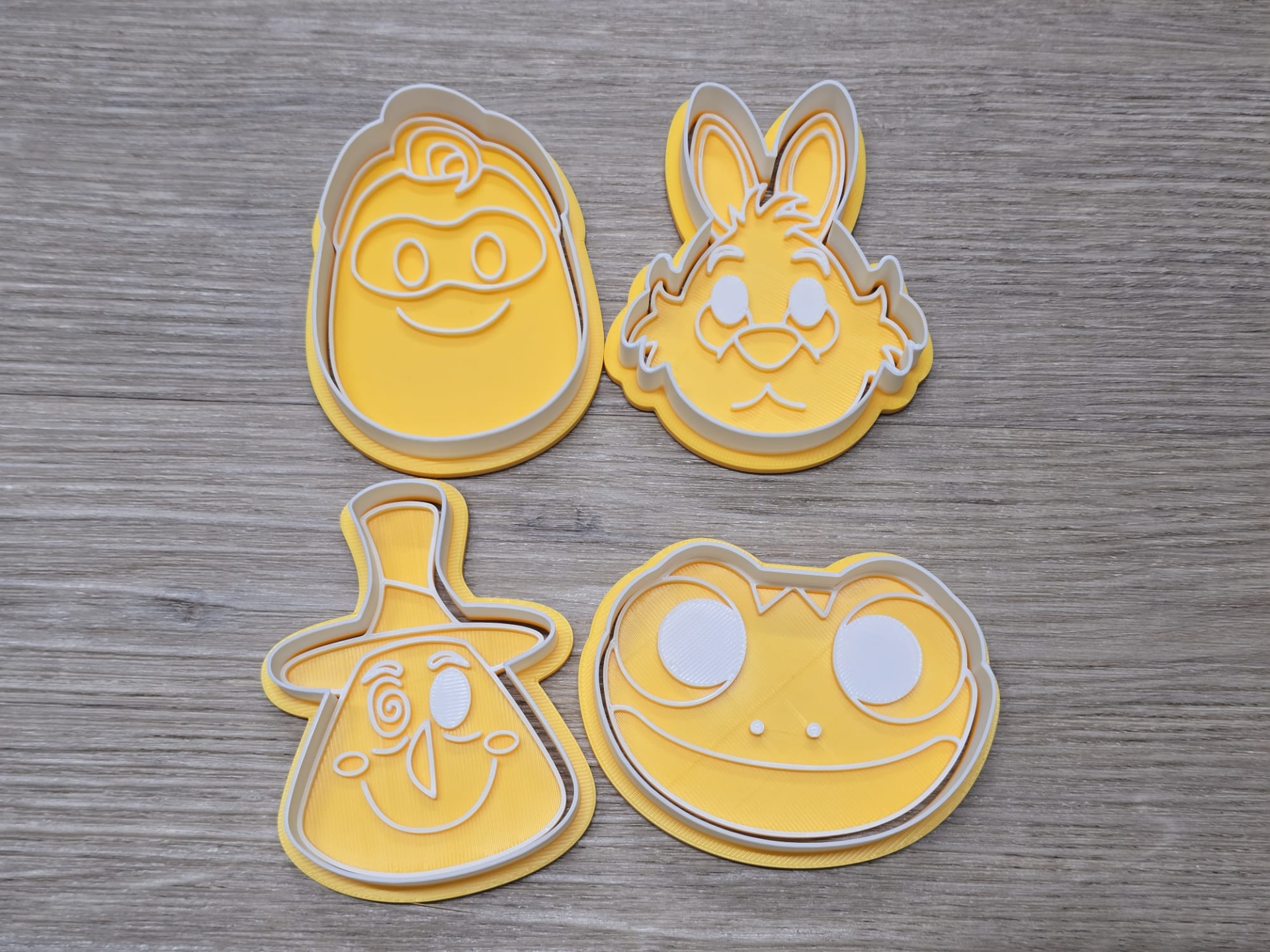 Cute Blitz Character Cookie Cutter Stamp Pack 7