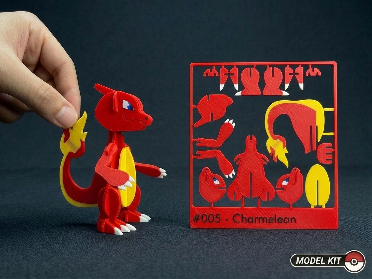 Pokemon #005 - Charmeleon kit card